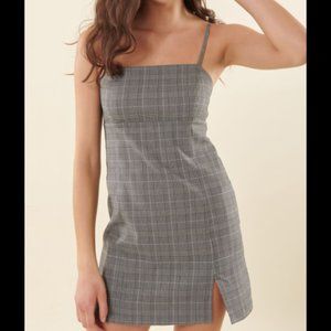 Dizzire plaid mini dress M